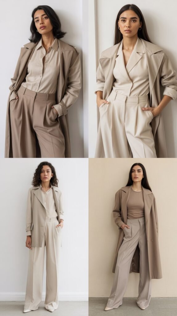 The Neutral Tones Monochromatic Look