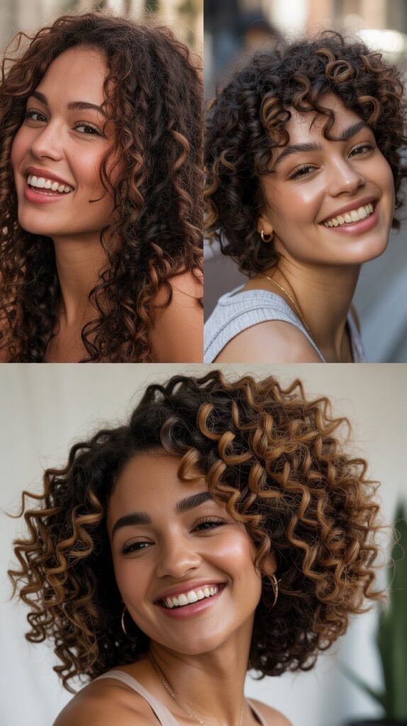 Milk Chocolate Brown With Caramel Swirls