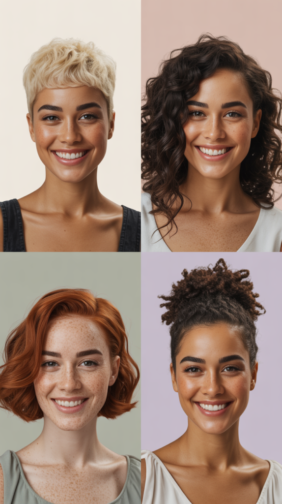 Blonde Crop with Micro Fringe