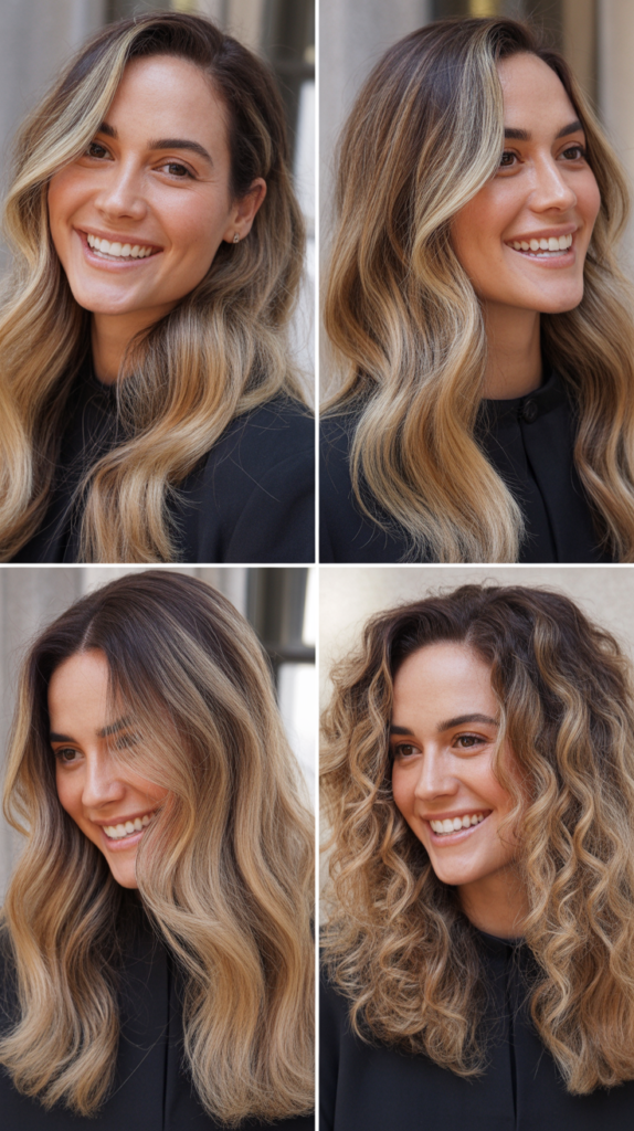 Blonde Babylights and Balayage Combo