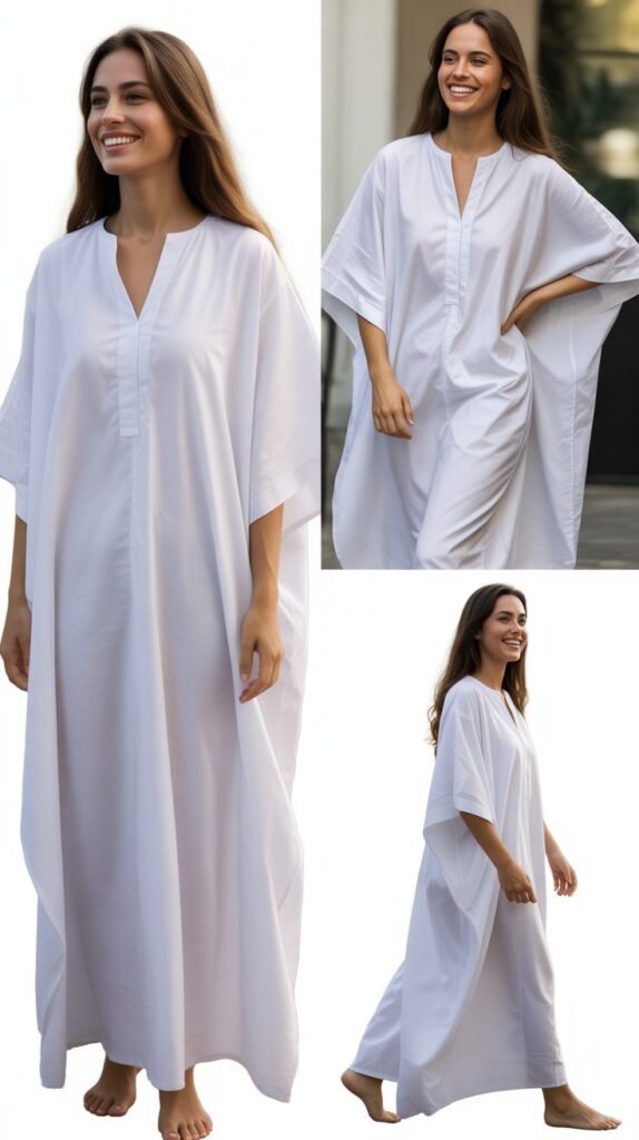 Classic White Kaftan