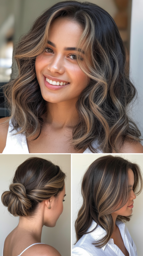 Ash Brown Highlights for Cool Tones