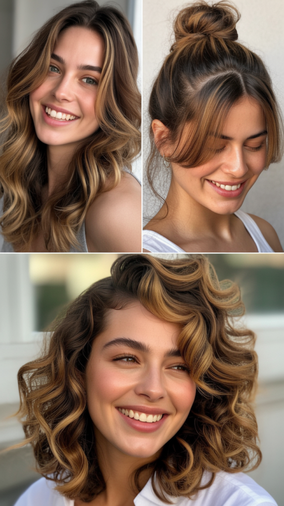 Golden Brown Highlights for Warmth