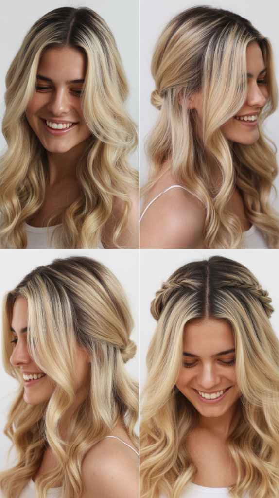 Buttercream Blonde Natural Roots