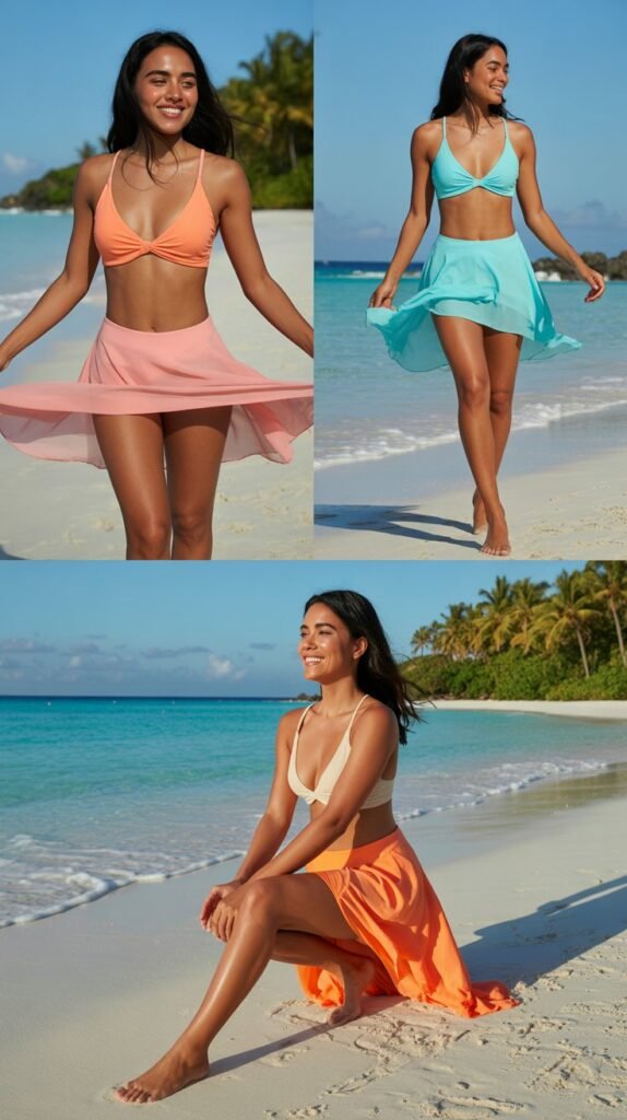  Monokini with Beach Skirt