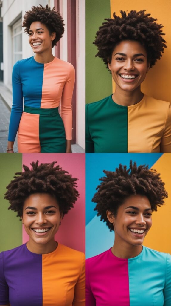 The Pixie with Bold Color Blocking