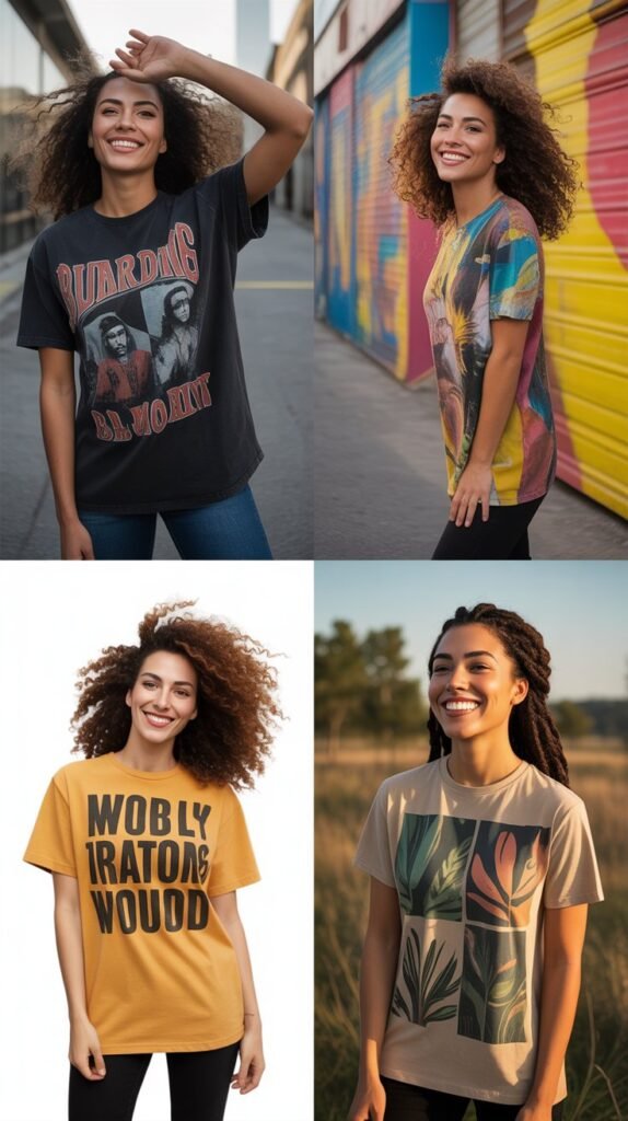 Bold Graphic Tees with Personality