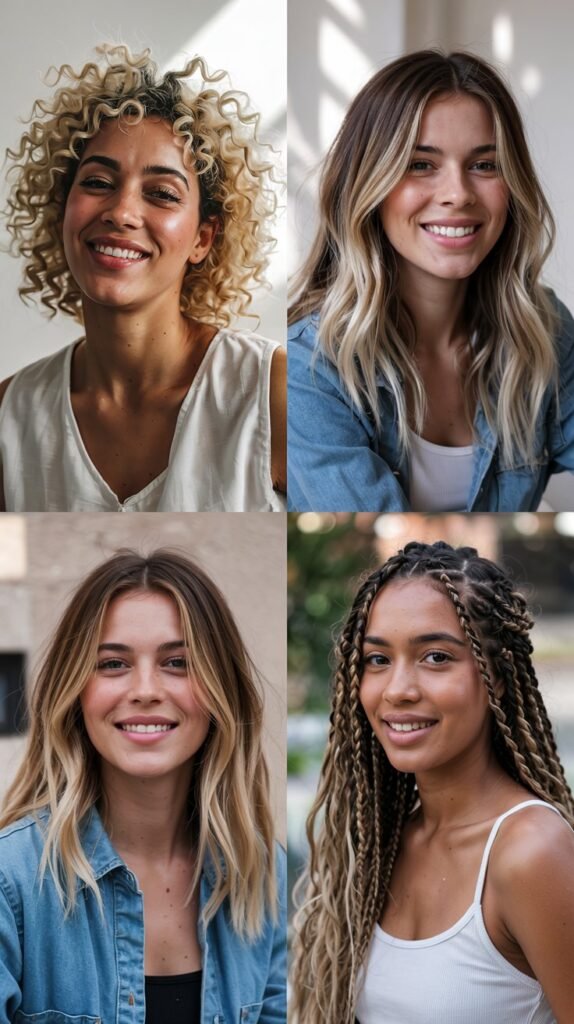  Blonde Balayage for Different Hair Textures