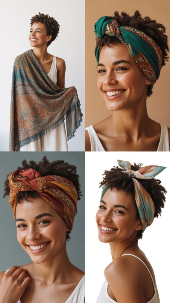  The Pixie with Scarves and Head Wraps