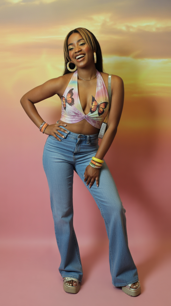 Summer 2000s Party Outfits Black Women Wore