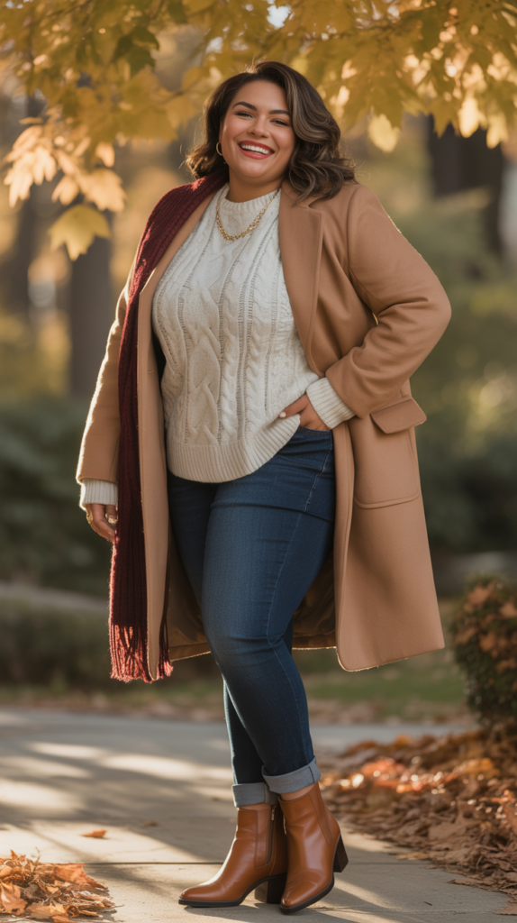 Cozy Chic Fall & Winter Outfits for Plus Size Women