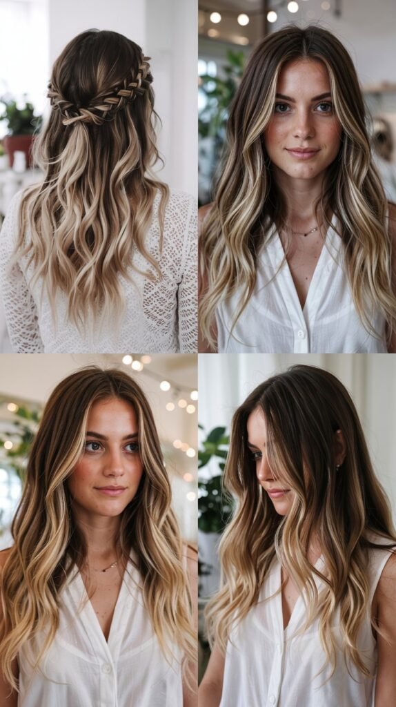 Blonde Balayage for Weddings and Special Events