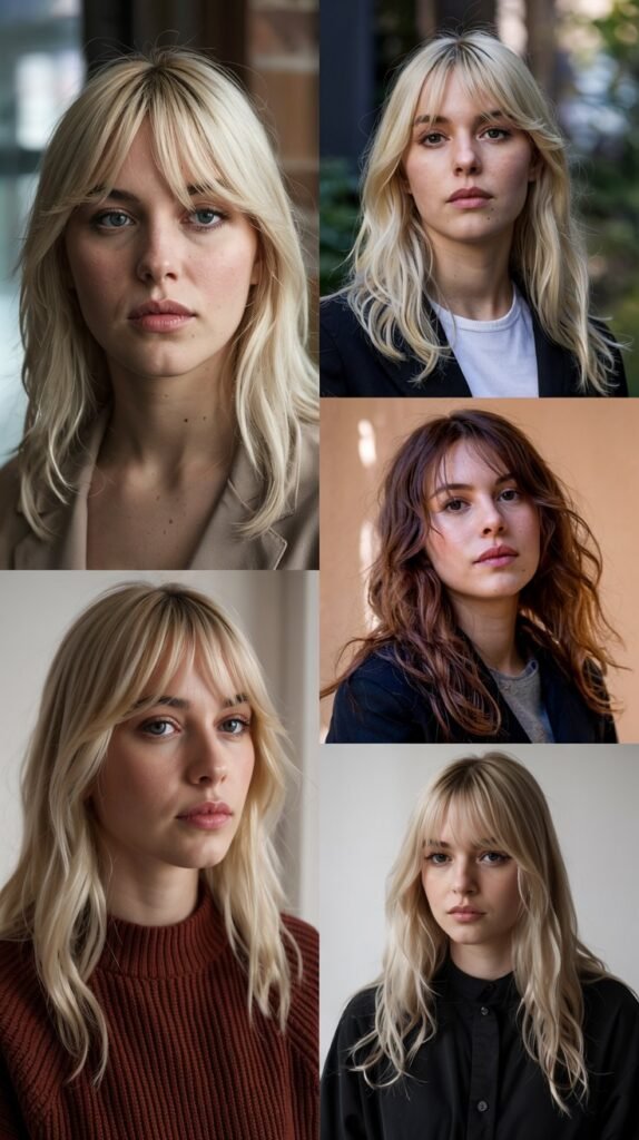 Blonde Curtain Fringe