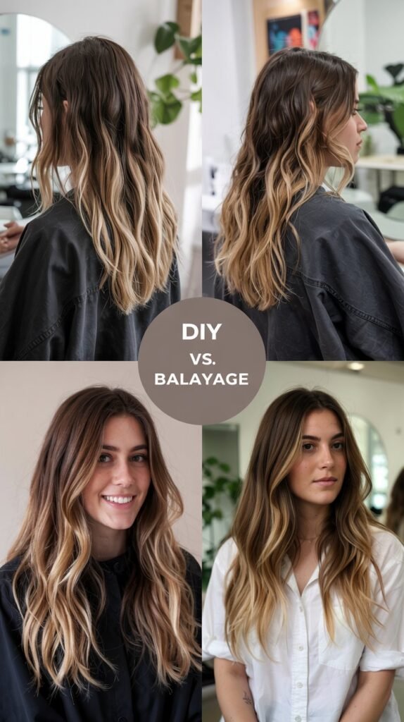  DIY vs. Professional Balayage