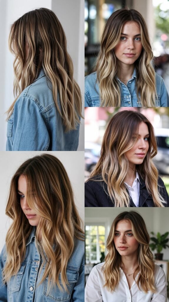 Golden Blonde Balayage for Sun-Kissed Warmth