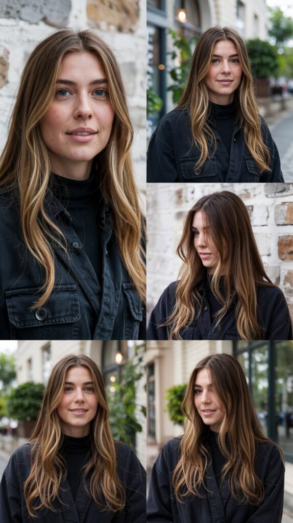 Light Brown Hair With Sun-Kissed Balayage