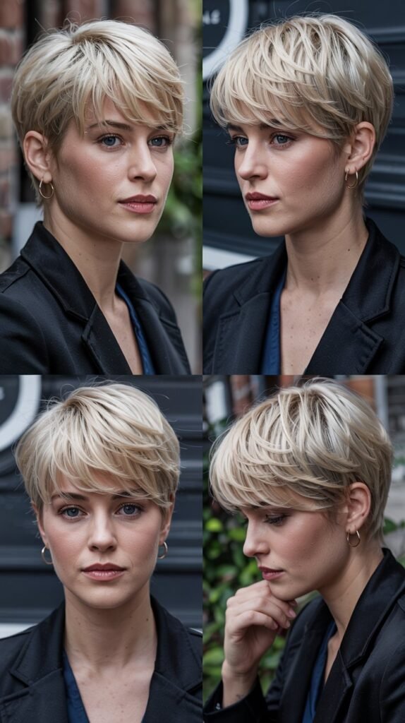 Multidimensional Blonde Pixie