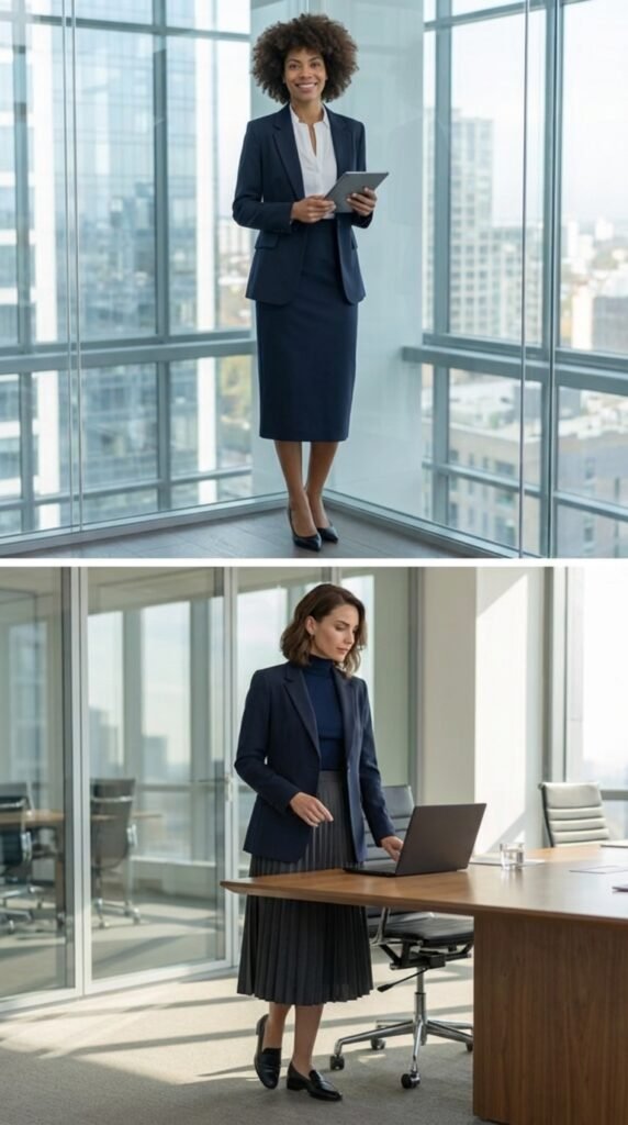 The Midi Skirt Professional Look