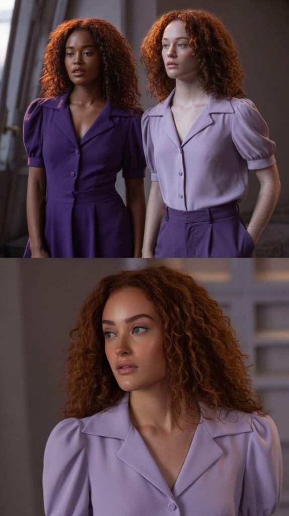 Bold Purple Contrast