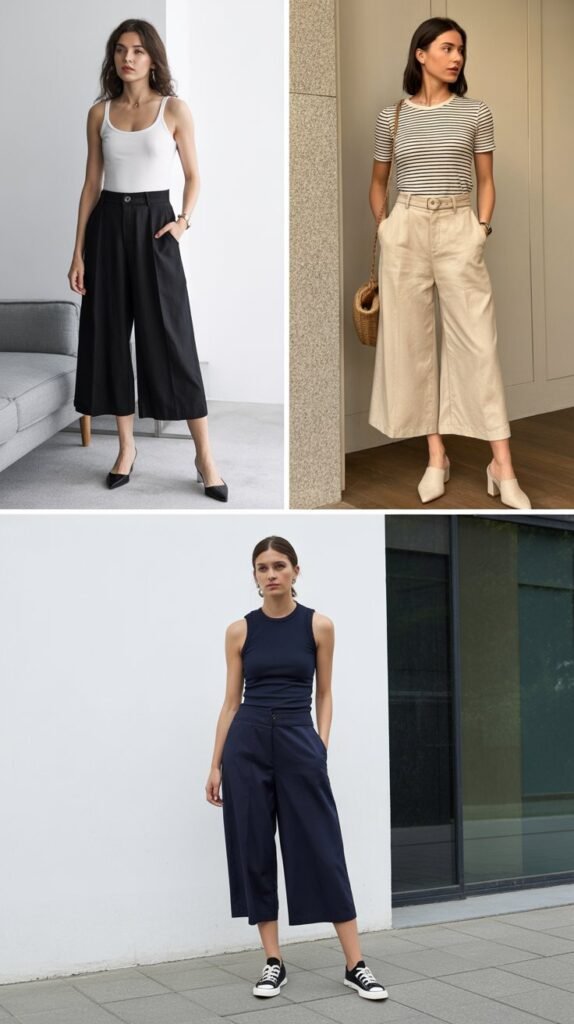 Culottes with Fitted Top