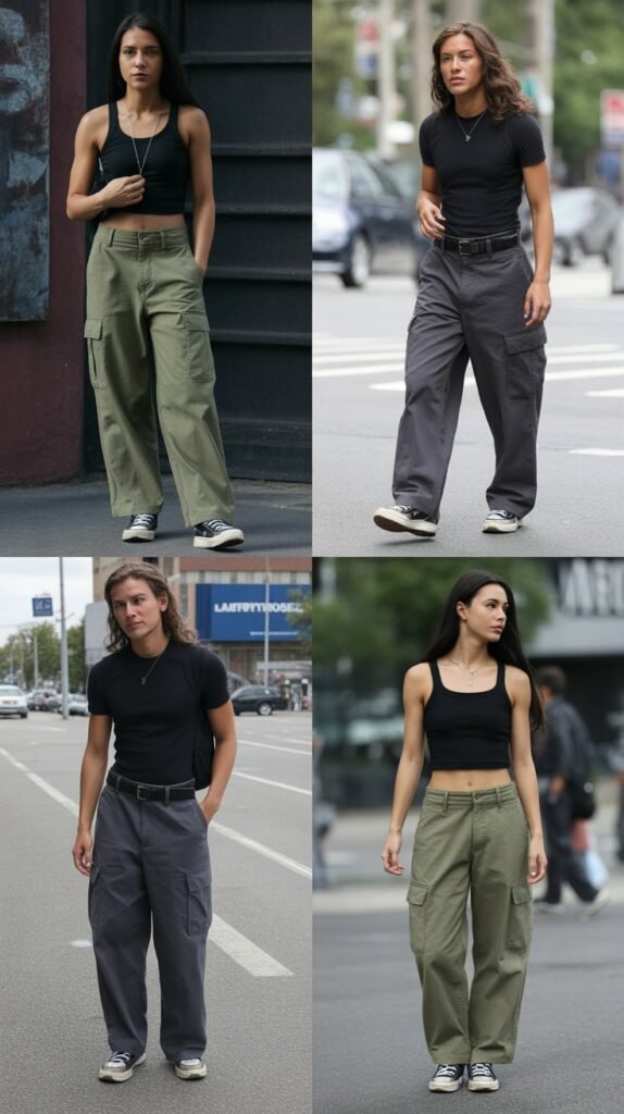 Cargo Pants with Multiple Pockets