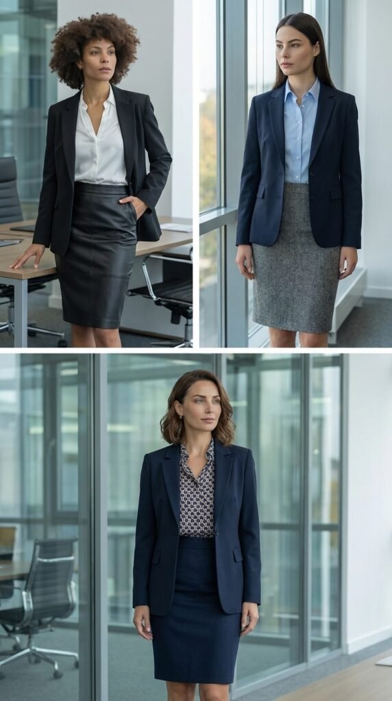 The Pencil Skirt and Blouse Essential