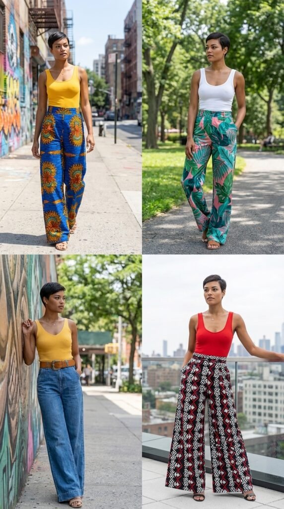 Off-Shoulder Top with High-Waisted Shorts