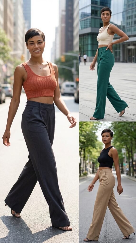 Striped Breton Top with White Jeans