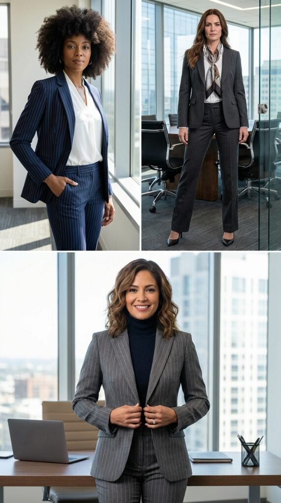 The Pinstripe Power Suit