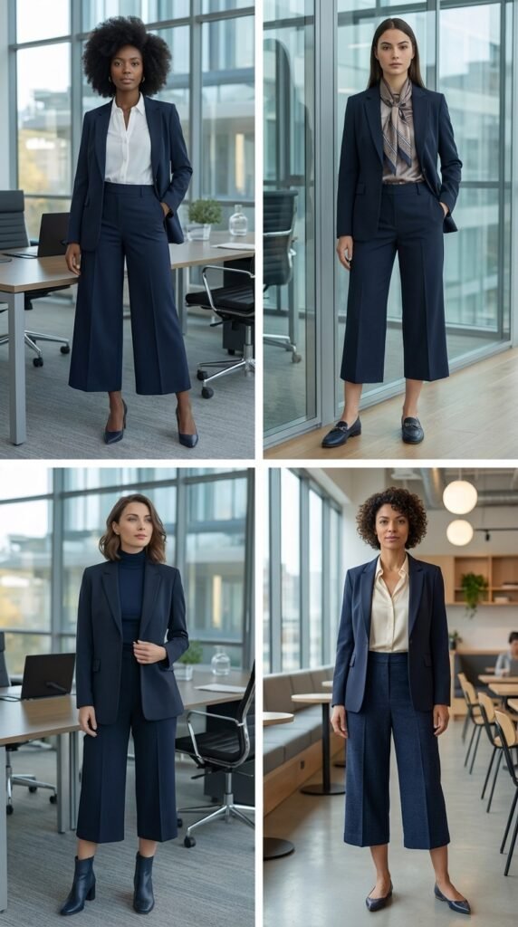 The Culottes and Blouse Contemporary Style