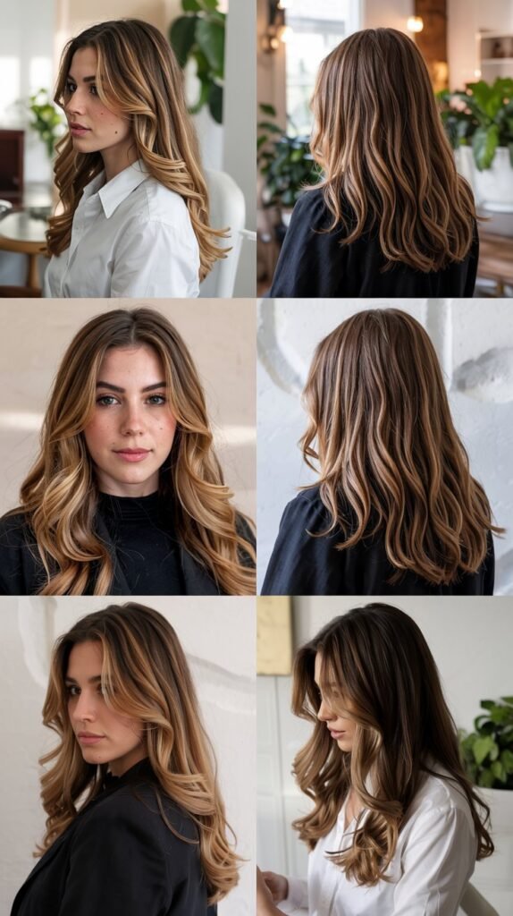  Caramel Blonde Lowlights