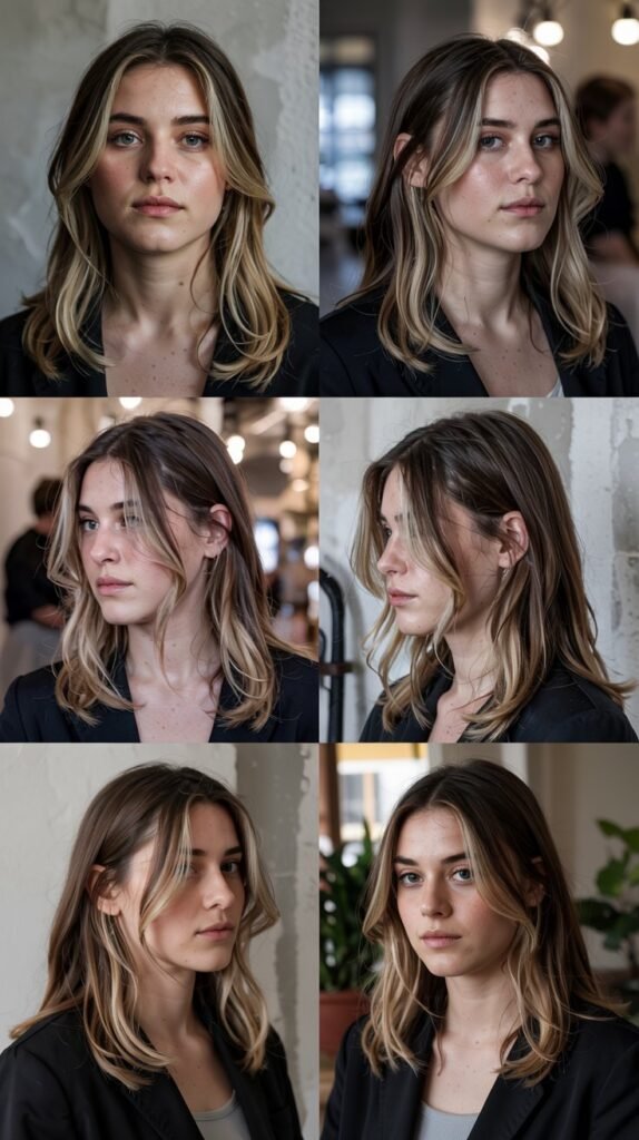 
Subtle Blonde Face-Framing