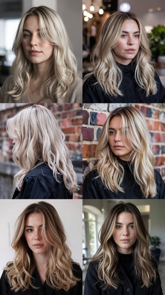   Vanilla Blonde Swirls