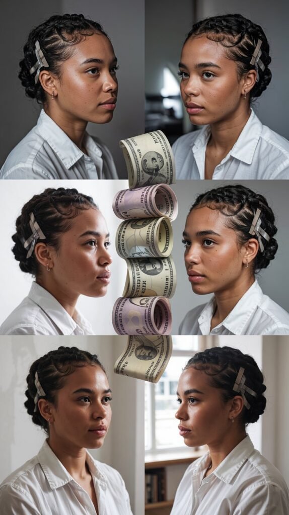 Ribbons Money Piece for Defined Contrast