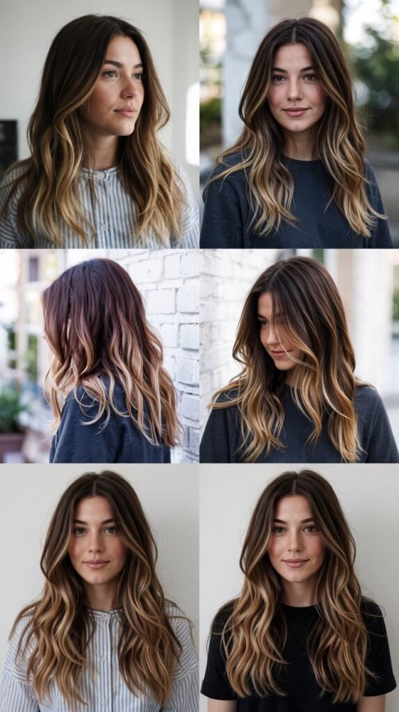 Seasonal Balayage Transitions