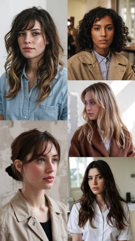 Side Bangs With Voluminous Blowout