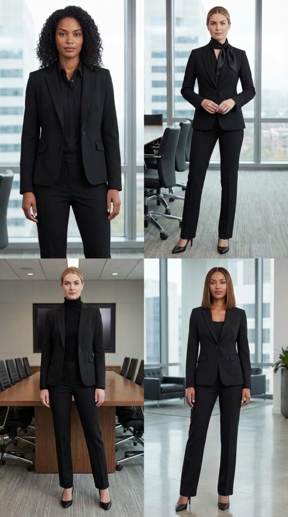 The All-Black Professional Uniform