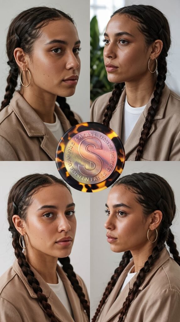  Tortoiseshell Money Piece for Warm Blend