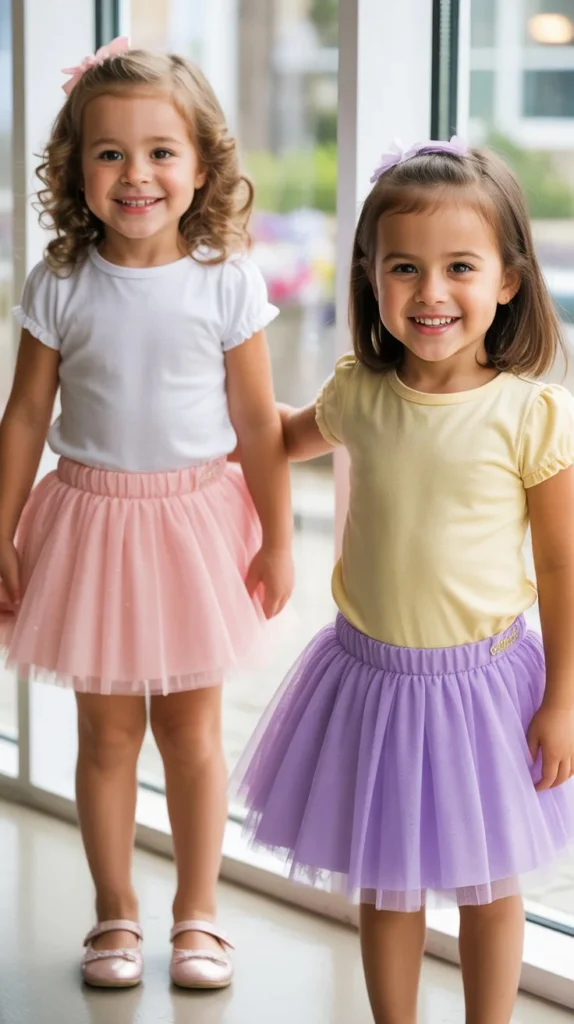 Tutu Skirt with a Plain Fitted Tee