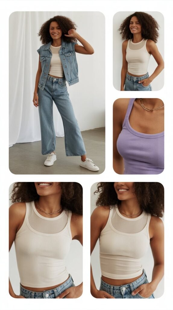 Layered Tank Top Look
