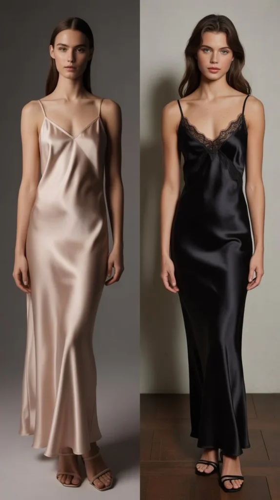 The Satin and Slip Dress Era