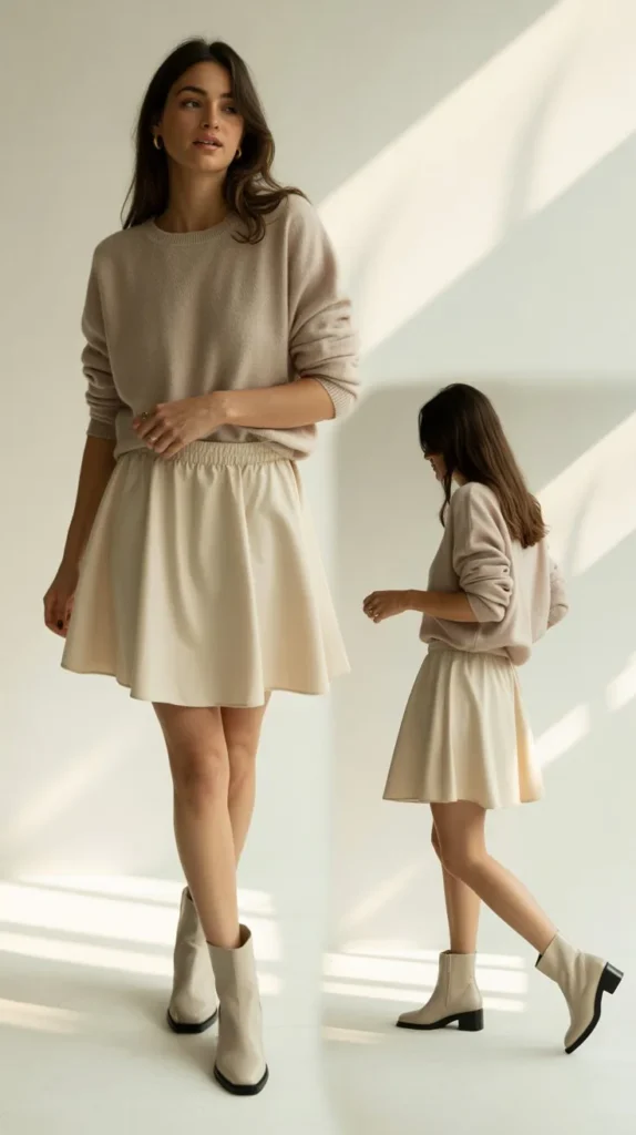 The Effortless Mini Skirt Outfit