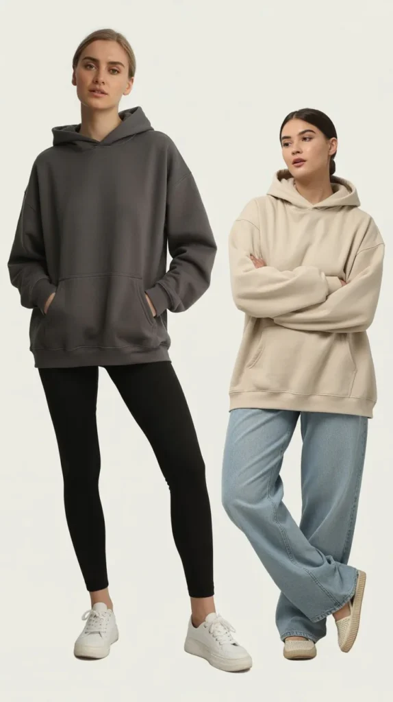 The Classic Oversized Hoodie Look