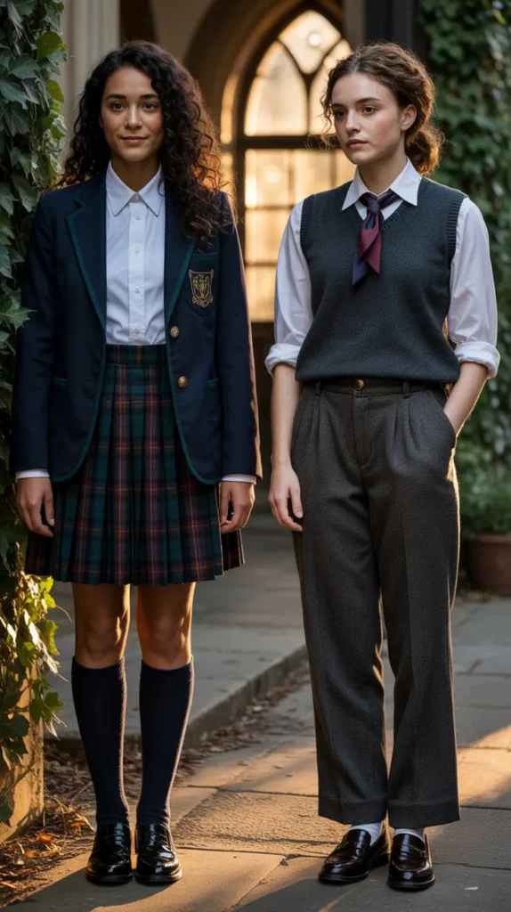 Dark Academia School Uniform