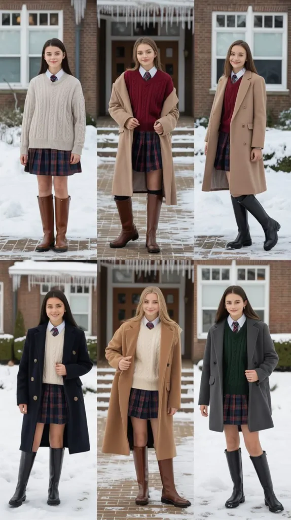 Winter Cozy School Outfit