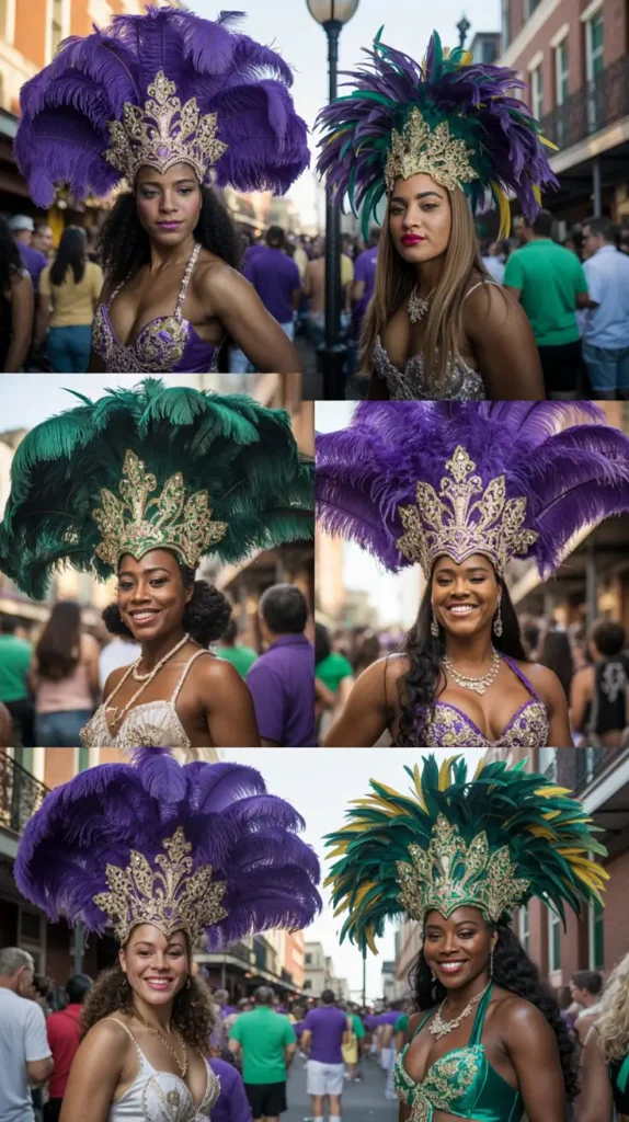 The Mardi Gras Queen Headpiece Look