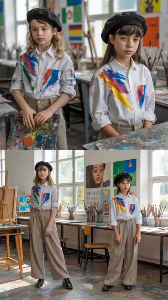 Art Club School Outfit