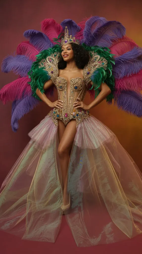 Carnival Queen Corset & Tulle Skirt