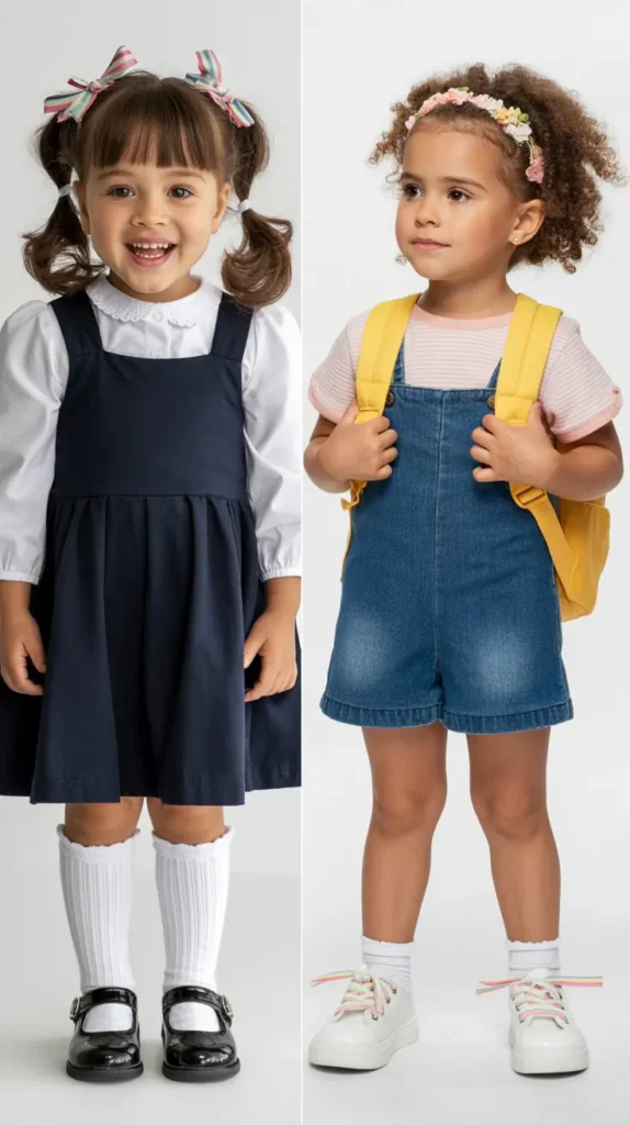 22 Adorable Kindergarten School Outfit Ideas for Girls