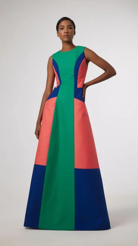Color-Block Dress